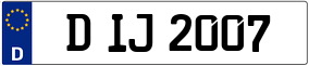 Truck License Plate